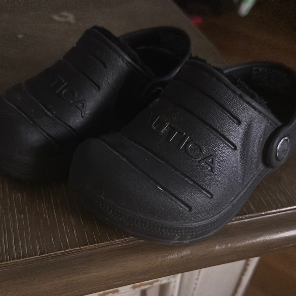 Black Utica Clogs